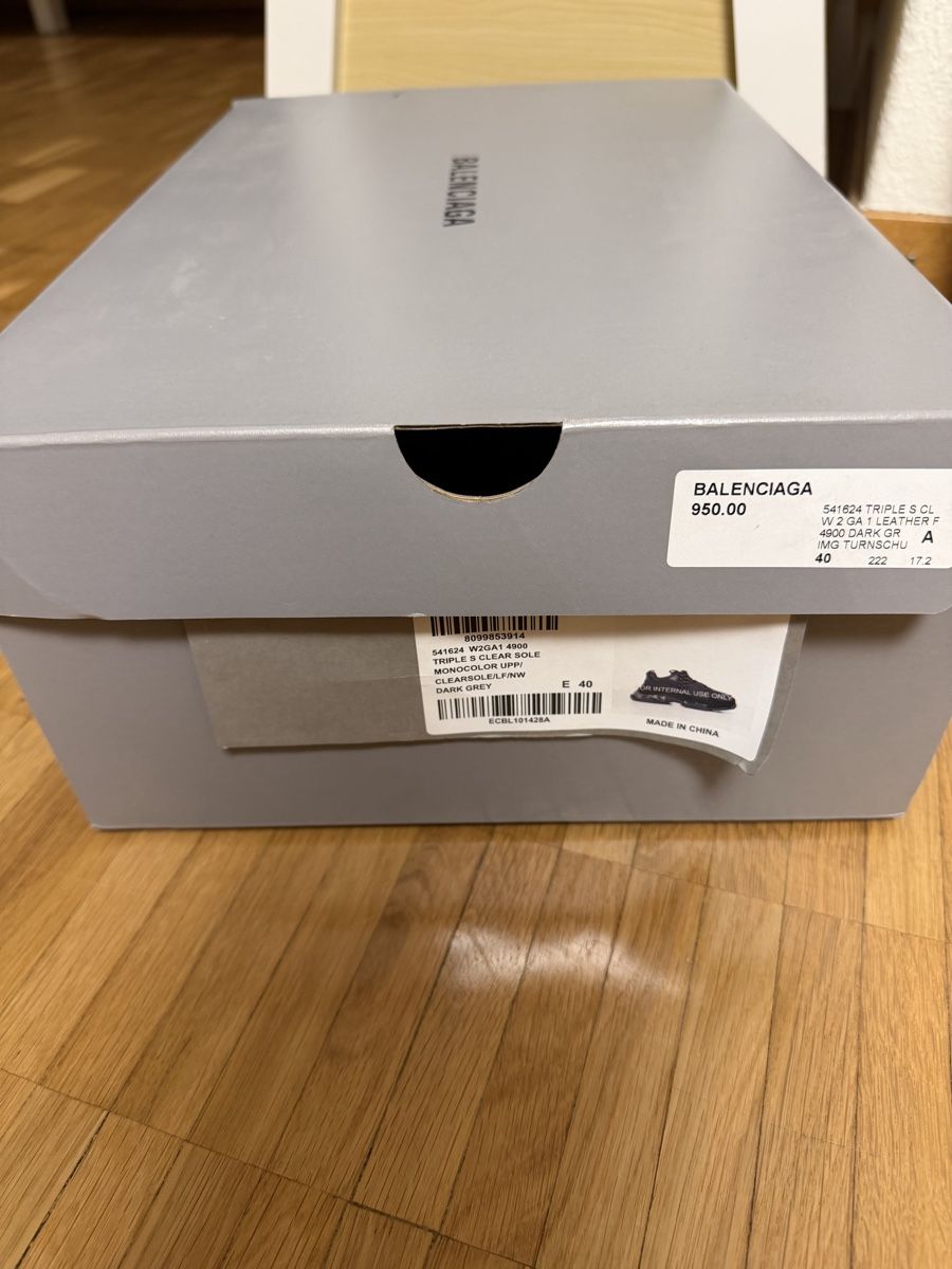 Balenciaga Scarpe da uomo: Balenciaga Triple S Size 40  – Nuovo (secondo la descrizione) da Schlieren venduto da jjfernandes99 4