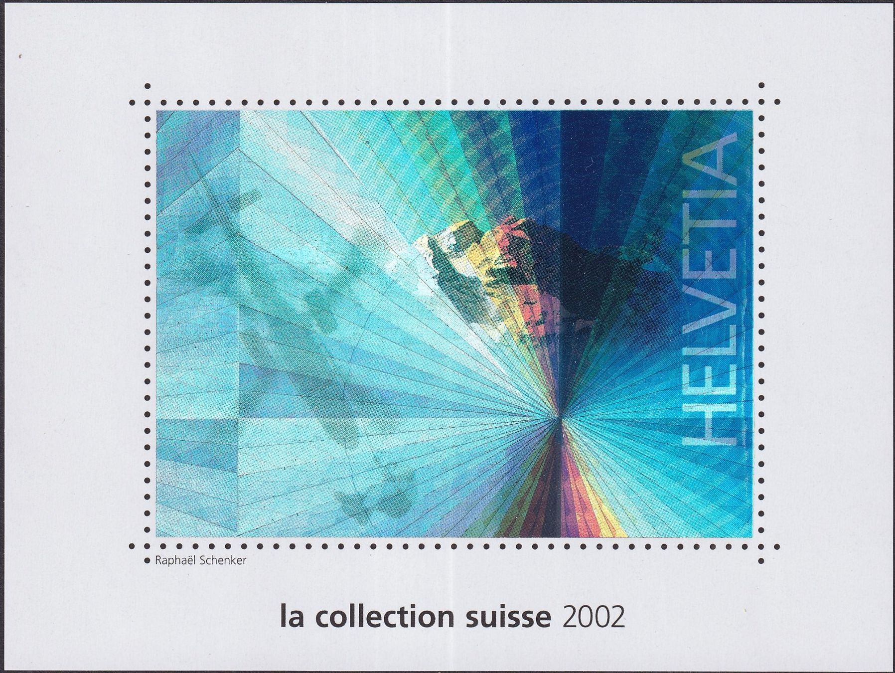 Tutti i francobolli: 2002: ungebrauchte VIGNETTE aus Jahresbuch "BERG" – Usato da Sursee venduto da Luzernerraute