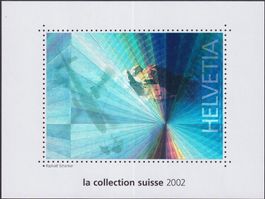 2002: ungebrauchte VIGNETTE aus Jahresbuch "BERG"