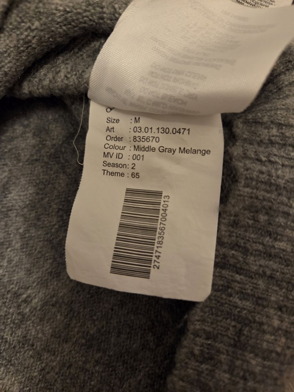 Maglioni & Felpe: Grauer Strickpullover von YMIKU, Grösse M, – Usato da Siebnen venduto da rog_29ss 1