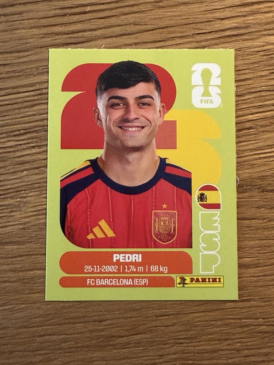 Panini Carte collezionabili: Panini WM 2026 Pedri ESP 11 – Nuovo (secondo la descrizione) da Reinach BL venduto da Pepe2412
