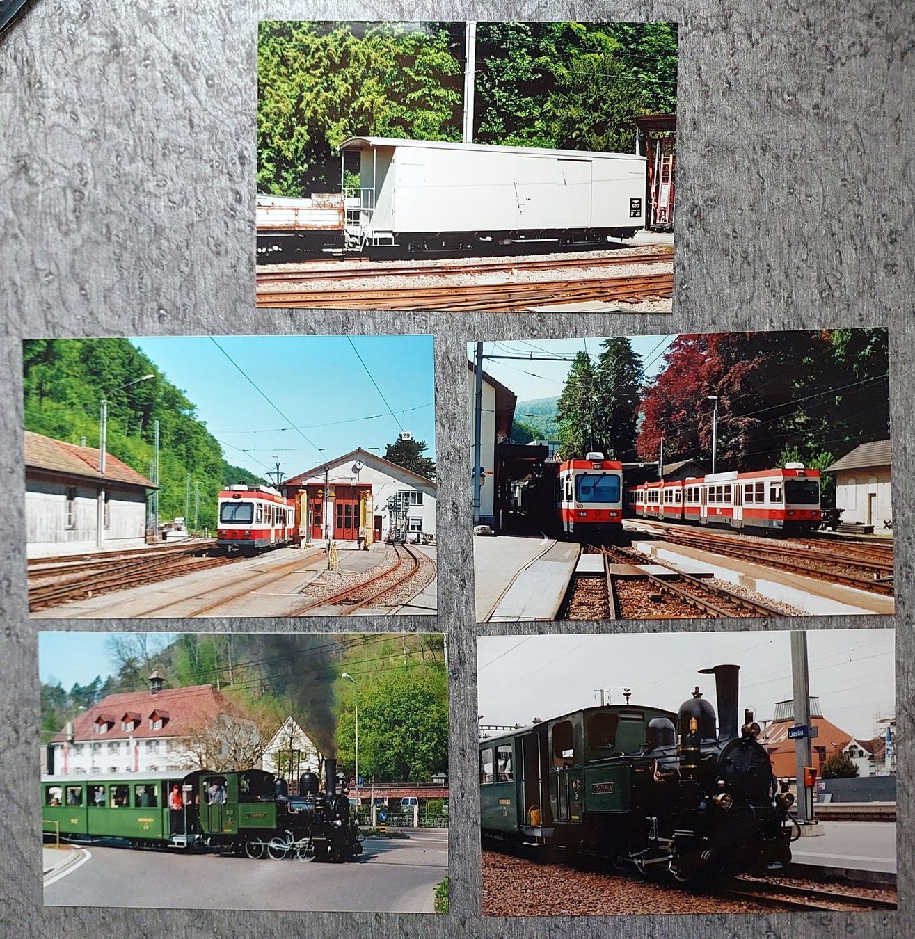 Ansichtskarten: Waldenburgerbahn - Fotoserie – Gebraucht aus Schönenwerd von Steidi