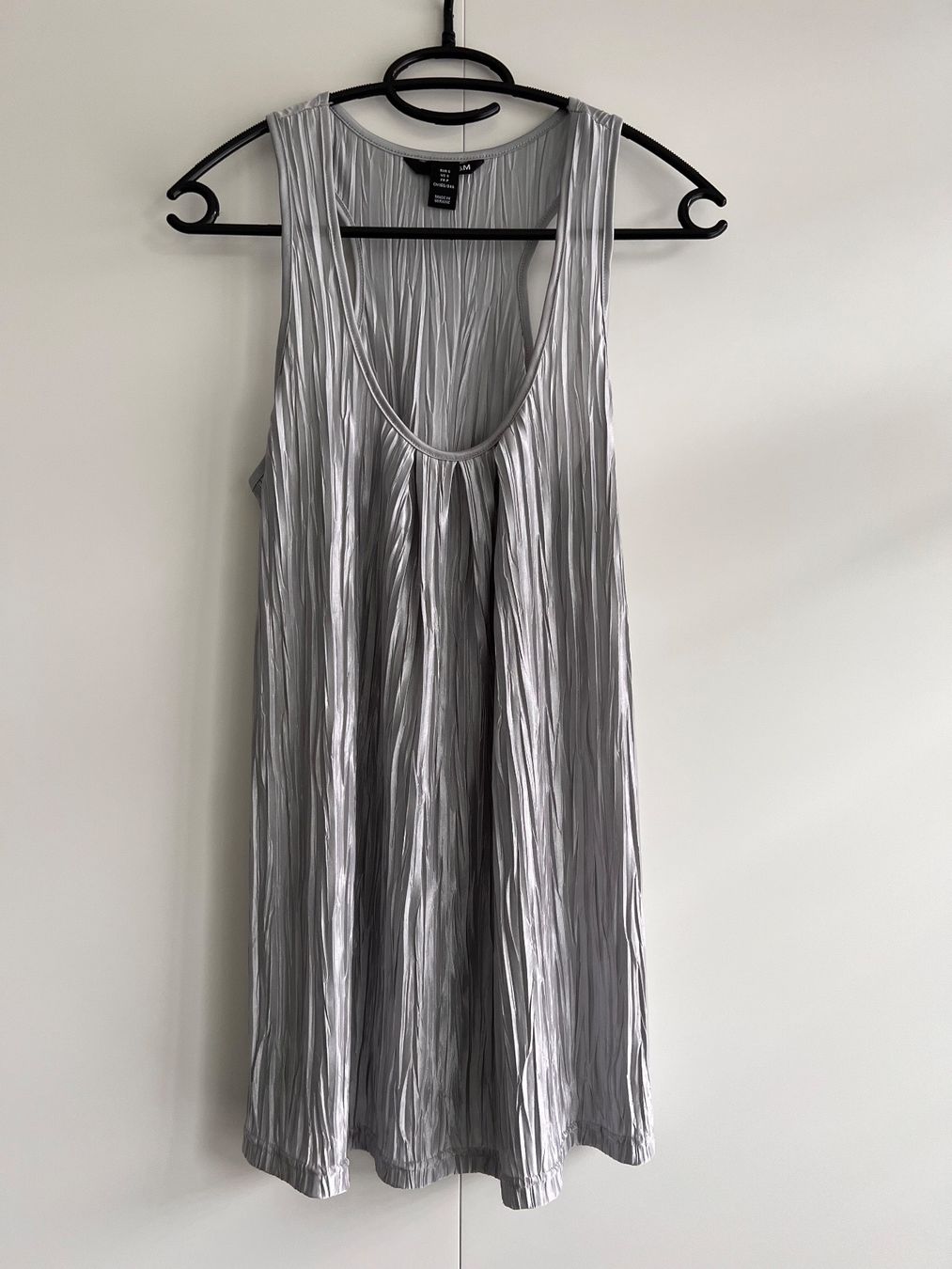 H&M Top: Silber Top – Usato da Zürich venduto da Cdefinitiv