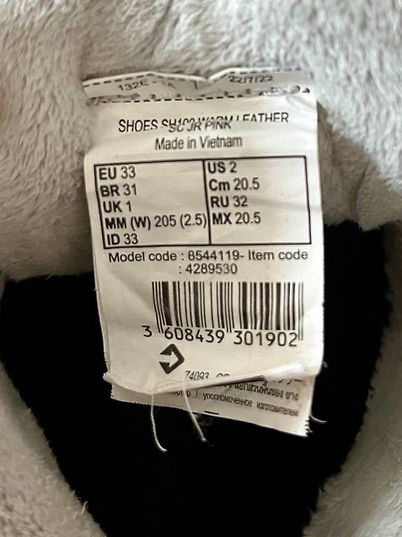 Scarpe per ragazzi: Winterschuhe QUECHUA Kinder, blau/rosa, Gr. 33 – Usato da Samedan venduto da sroo 3