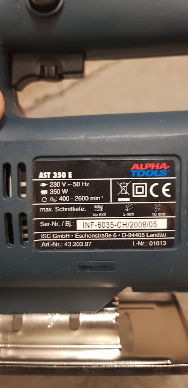 Sägen: Stichsäge Alpha-Tools AST 350 E – Neu (gemäss Beschreibung) aus Zürich von fiat72 3
