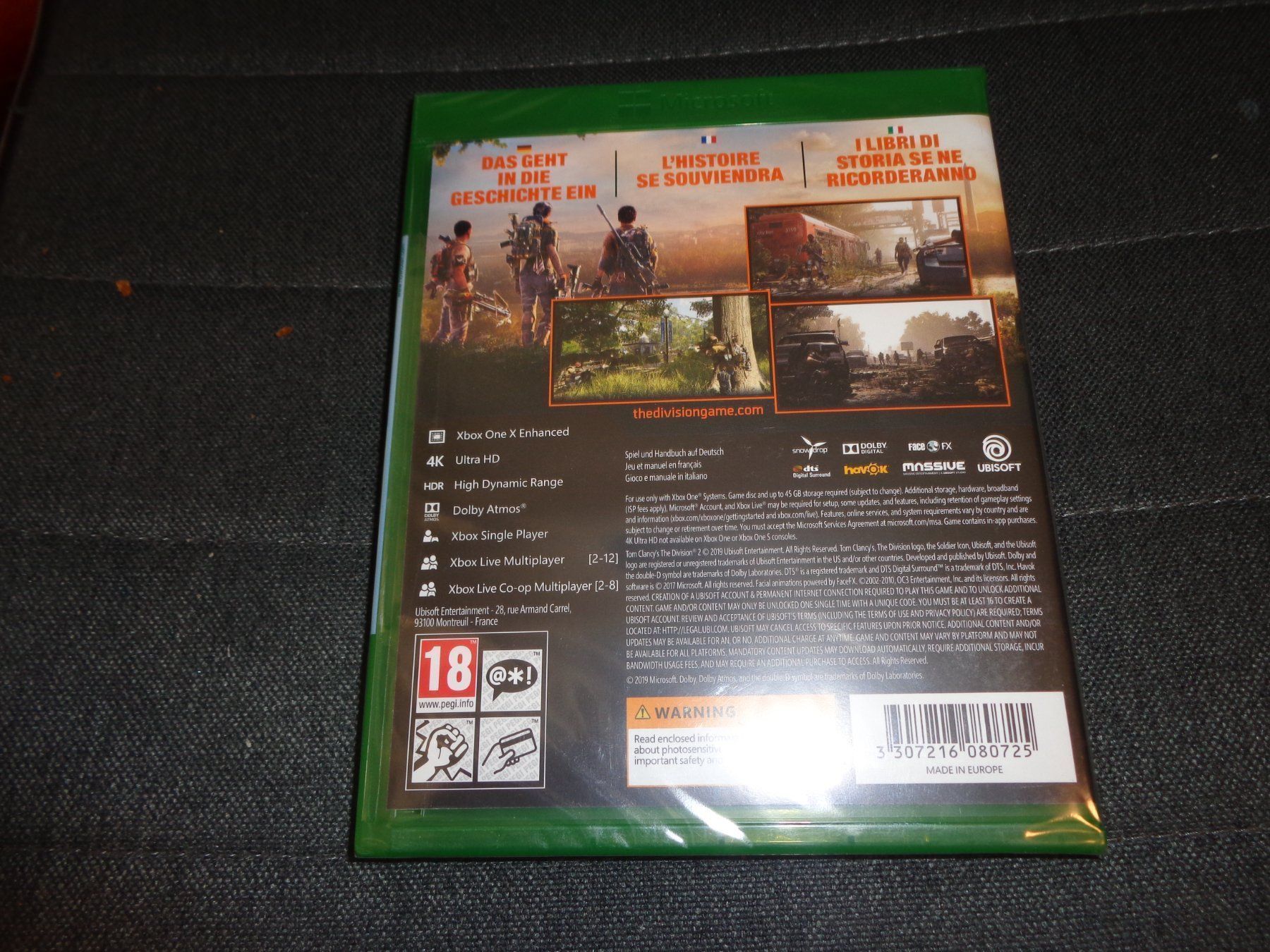 Giochi: The Division 2 XBOX ONE NEUWARE – Nuovo e nell'imballaggio originale da Olten venduto da Disc-Ausverkauf 1