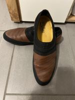 Pepita Leder Schuhe, Braun/Schwarz, Grösse 44, Top!