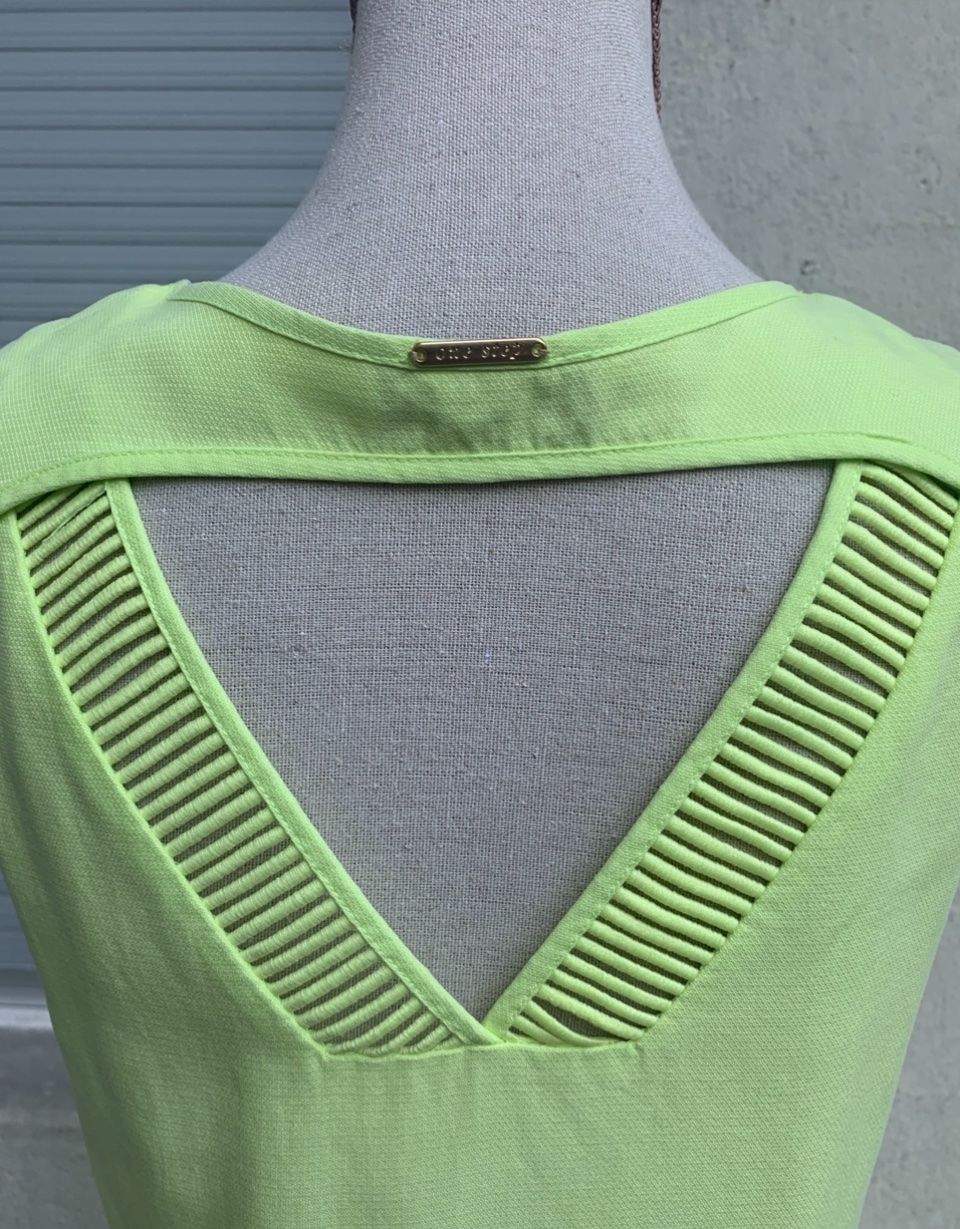 Vestiti: Splendide robe jaune fluo ONE STEP 100%lyocel t.36 – Usato da Martigny venduto da only__you 4