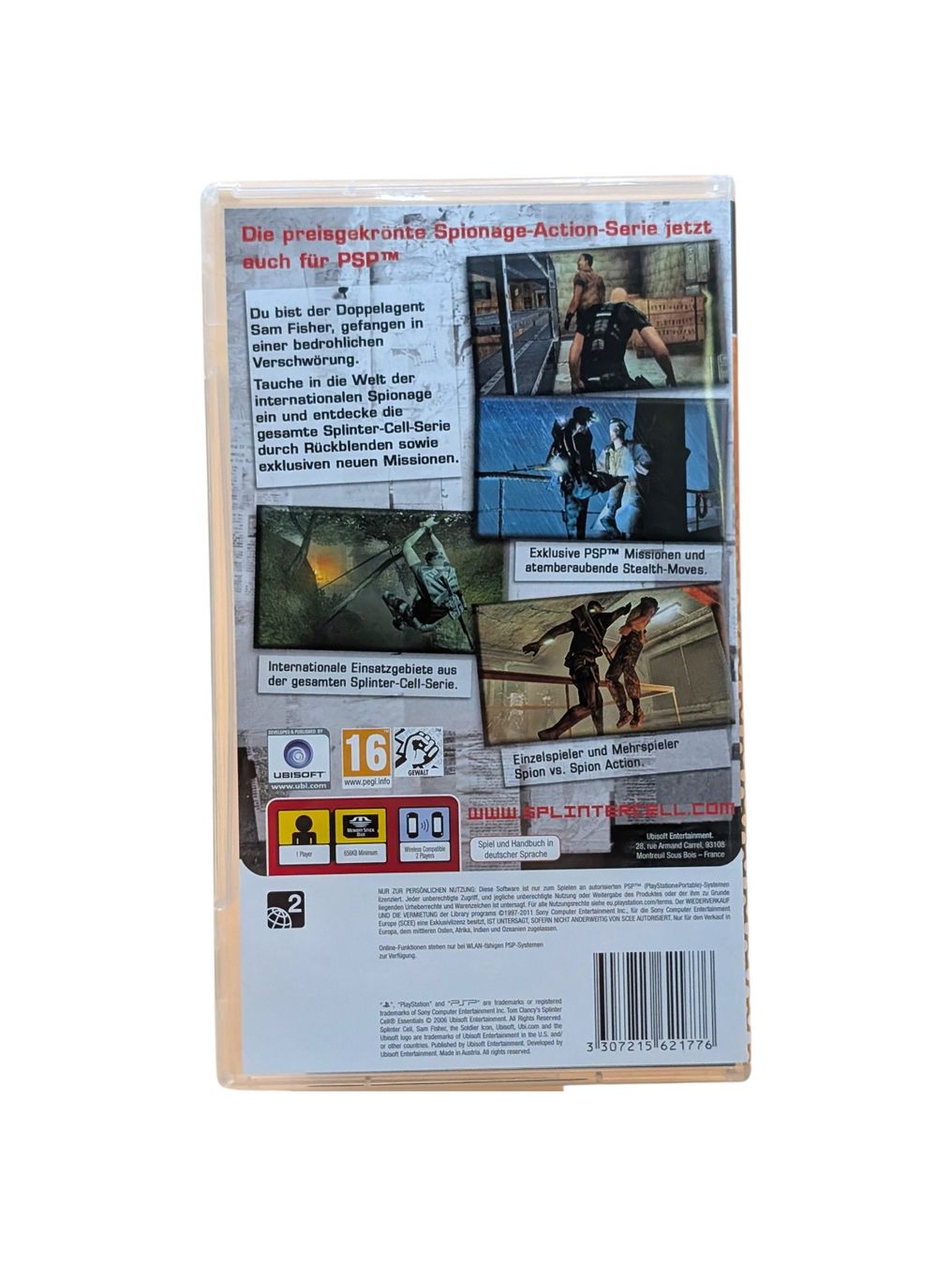 Sony Giochi: Tom Clancy’s Splinter Cell PSP – Usato da Domat/Ems venduto da IsseldorsShop 1