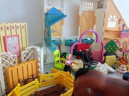 Mini-Stall maxi Spielspass Barbie-Reiterhof sucht Zuhause