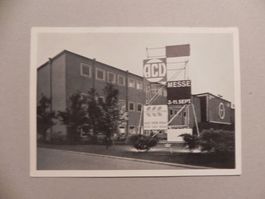 Karte Basel BS Messe ACV 1955 Stempel
