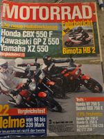 Motorrad 8/1982 Bimota HB2 Suzuki GSX 750 Yamaha Kawasaki xx