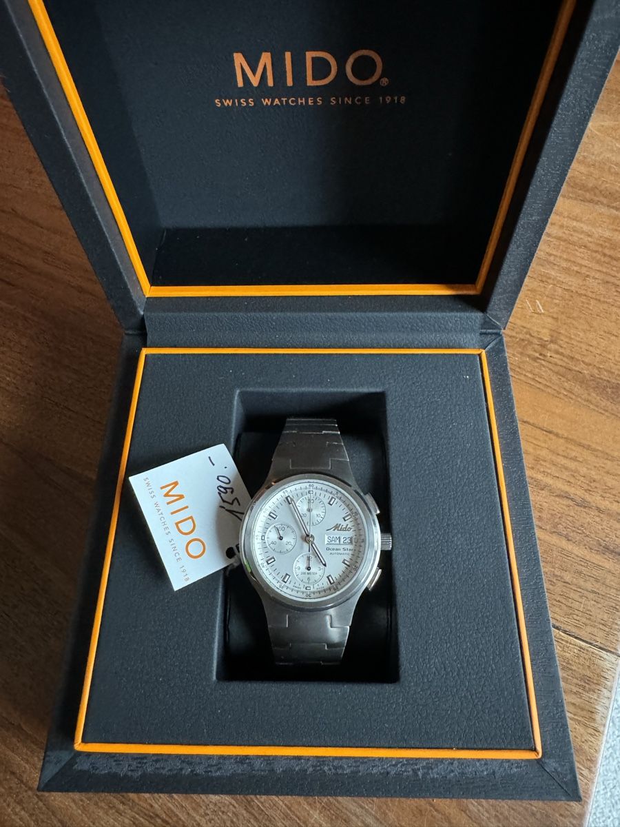 Mido Orologi: Toller neuer Herrenchronograph Mido Ocean Star, Automatic – Nuovo e nell'imballaggio originale da Rünenberg venduto da Fendi02 1
