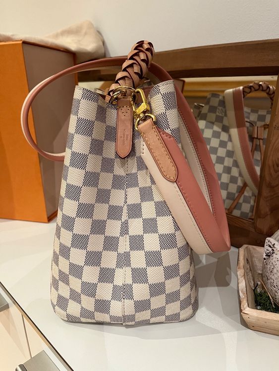 Louis Vuitton Damier Azur Braided Neverfull MM