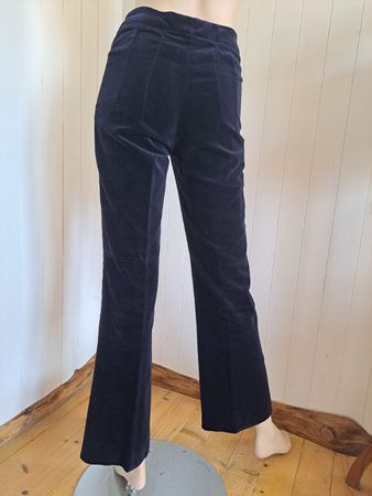 Schlaghose Hose Samthose 32 / 34 xxs 70s Vintage Velvet