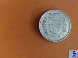 5  francs  1953  Jolie