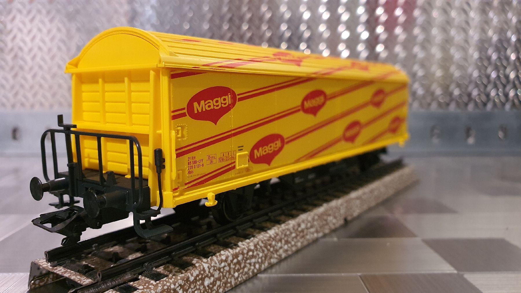Märklin Modellini di ferrovie: MÄRKLIN 4835 GÜTERWAGEN – Usato da Männedorf venduto da Modellbau-wyss 1