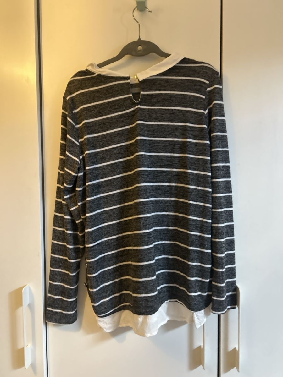 Blusen: Damen Pullover Chicoree gestreift Grösse M – Gebraucht aus Riehen von S______ 2