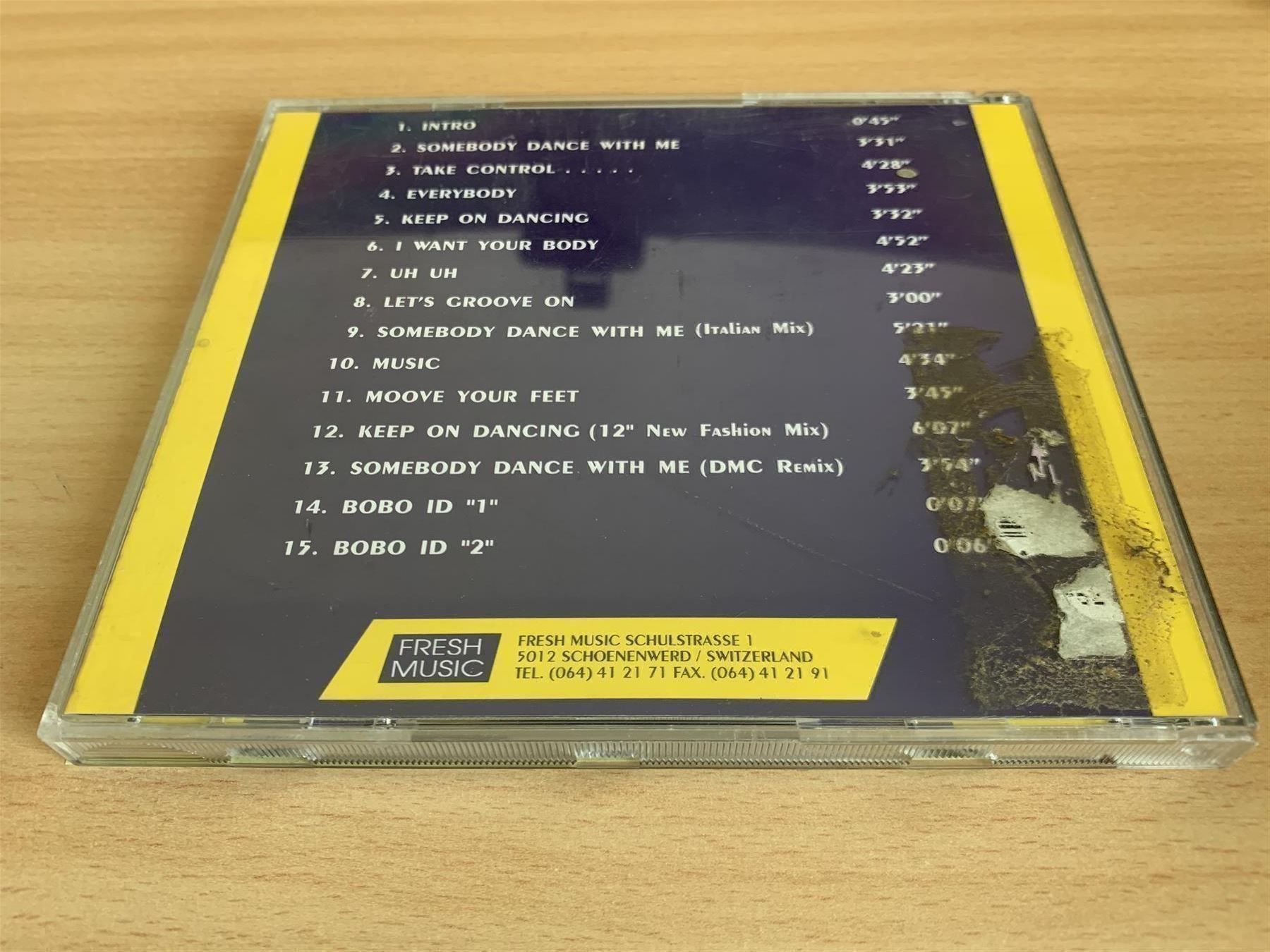 CD: D.J. BoBo – Dance With Me – Usato da Rikon im Tösstal venduto da Alpenmutz 1