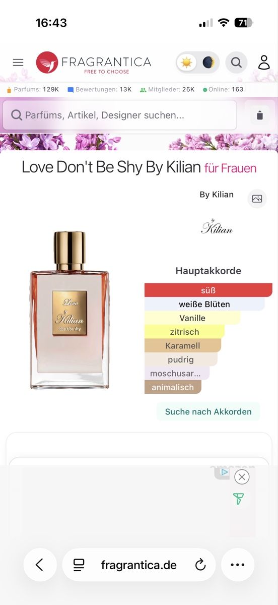 Kilian Profumi & Eau de Toilette: Kilian Love Don't be Shy, 2 ml – Usato da Sursee venduto da nst_czk2 1