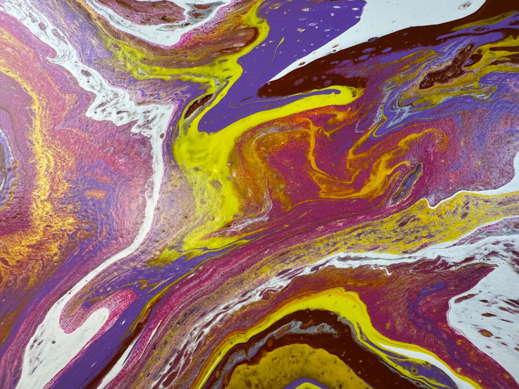 Dipinti: Acryl-Flüssigmalerei, quadratisch – Usato da Schlieren venduto da MayaSheng1983 1