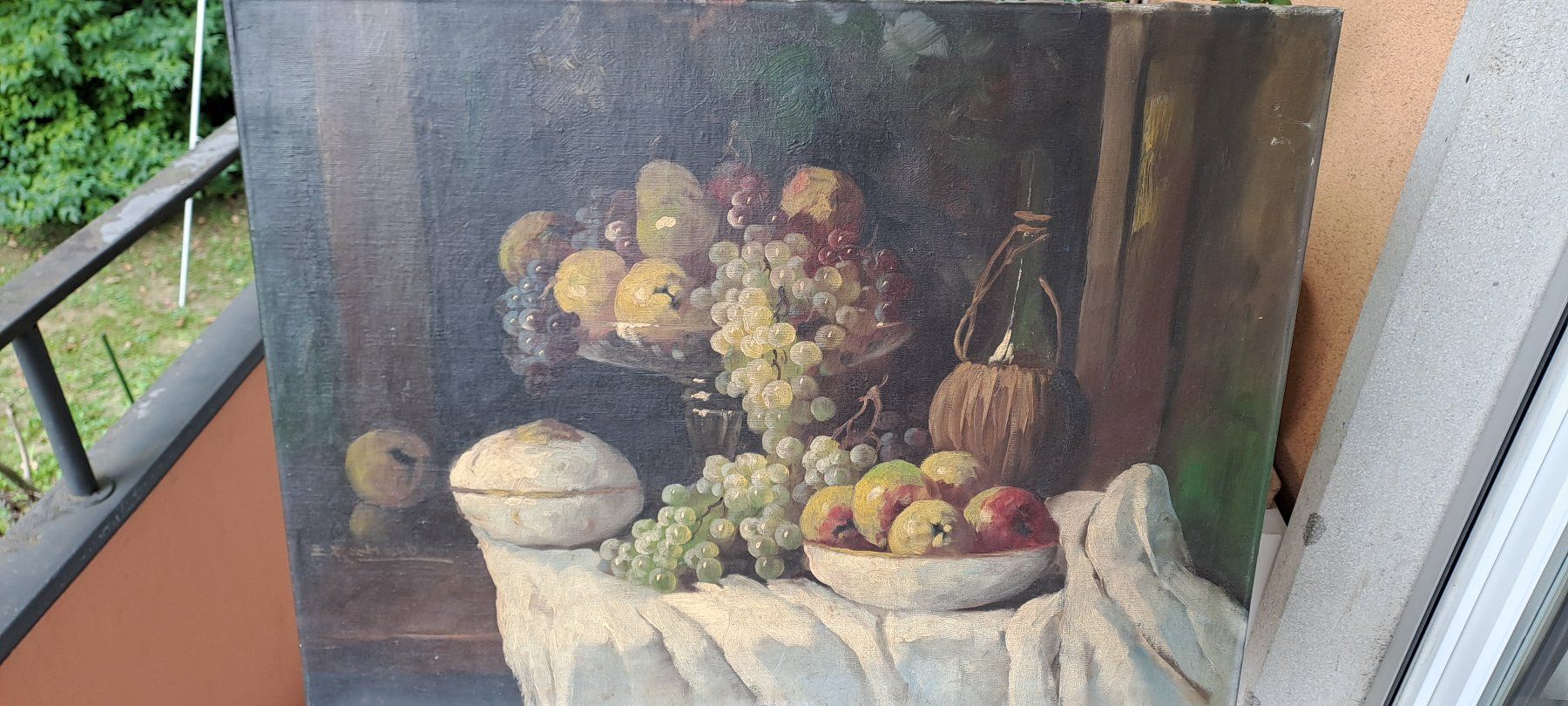 Gemälde: Bodegón Ölgemälde Obst, auf Leinwand – Gebraucht aus Zürich von Michel1896 2
