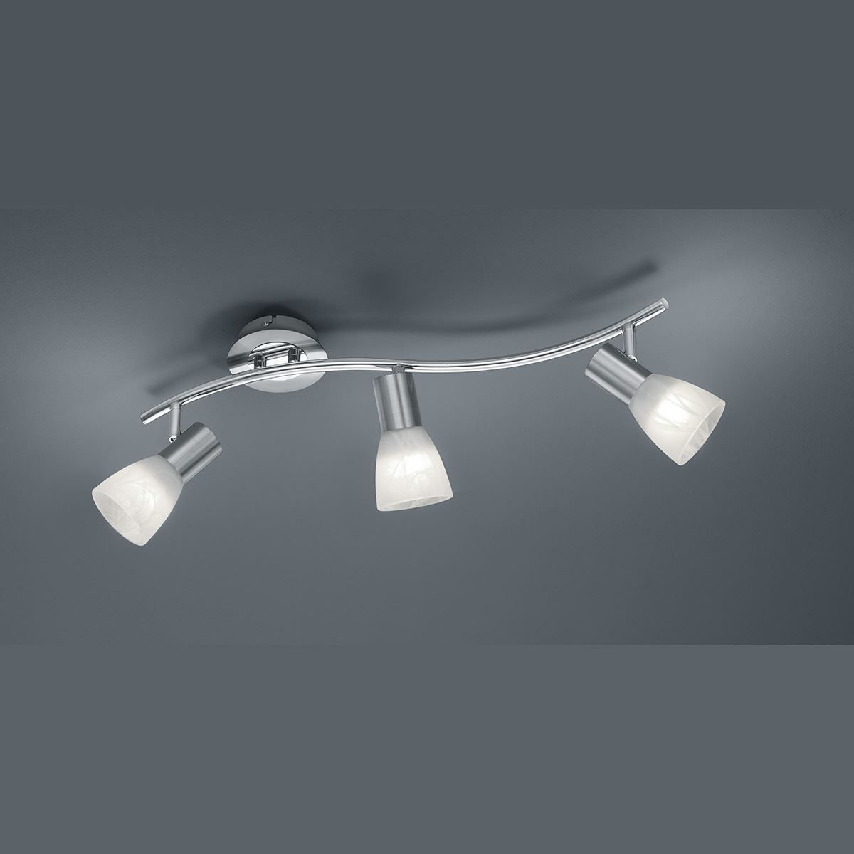 Lampadari & plafoniere: LED Deckenleuchte, 3er Strahler, Nickel – Nuovo (secondo la descrizione) da Kreuzlingen venduto da Smart-Light