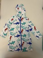 Bademantel (Frotte H&M Meeresmotiv Grösse 98/104 