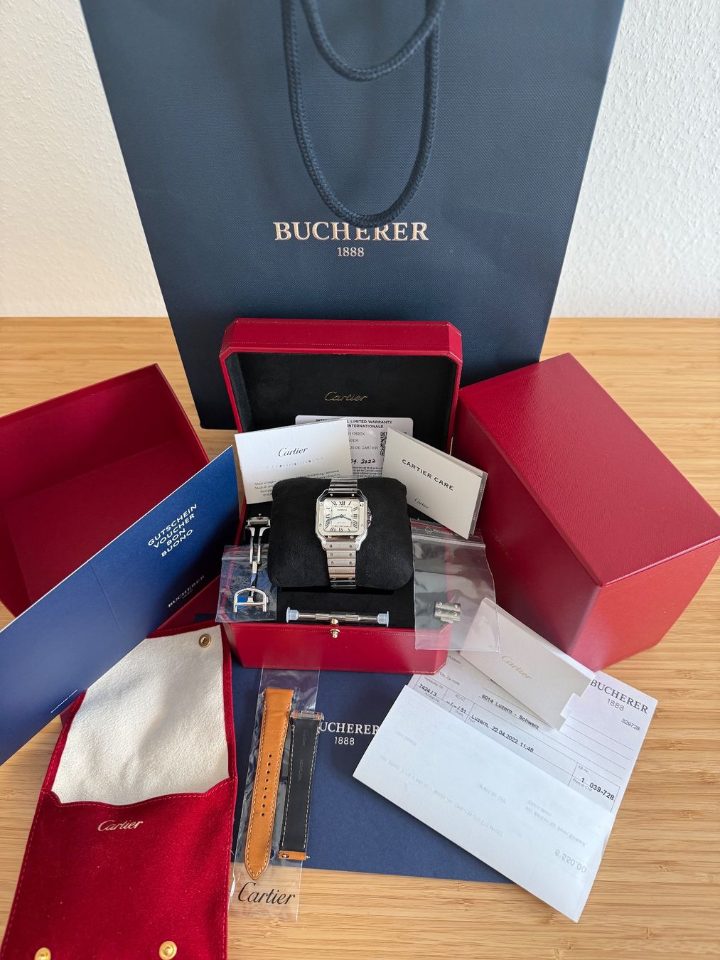Cartier Orologi: Cartier Santos Medium | Warranty until 2030 | Full Set – Usato da Zürich venduto da ali_5gpz 8