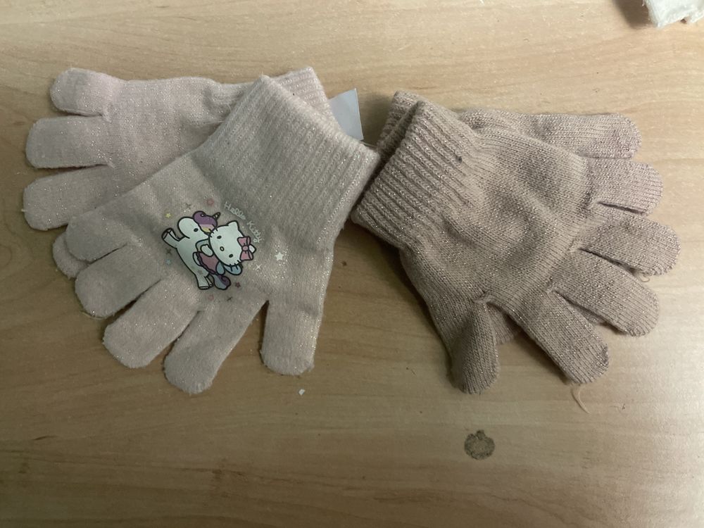 NAME IT Mädchen Handschuhe Glitzer Strick - Magische Winteraccessoires