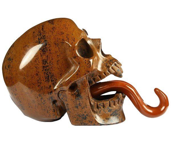 Minerali & Pietre curative: Mahagoni Obsidian Vampir Skull – Nuovo (secondo la descrizione) da Walenstadt venduto da vkt_qc8d 4