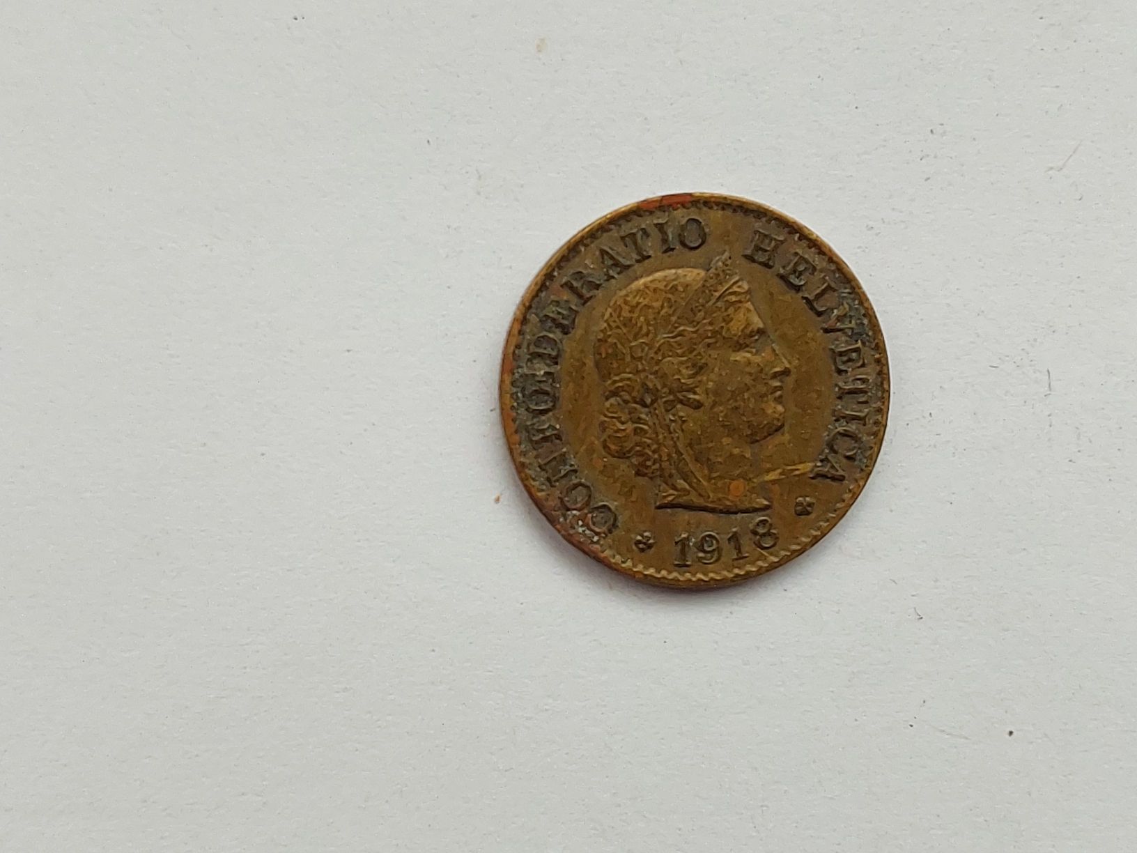Toutes les monnaies: 5 rappen 1918 Messing – D'occasion à St. Gallen par aha_2prr 1