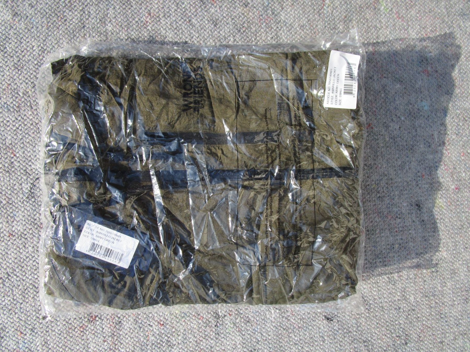Giacche: Wrong Friends Amarillo Jacket Windbreaker Army Green  Gr. S – Nuovo (secondo la descrizione) da Eschenbach SG venduto da brocarte 9