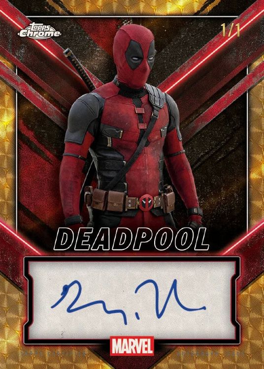 Pack Valeur 2025 Topps Chrome Deadpool (Neu (gemäss Beschreibung)) in ...