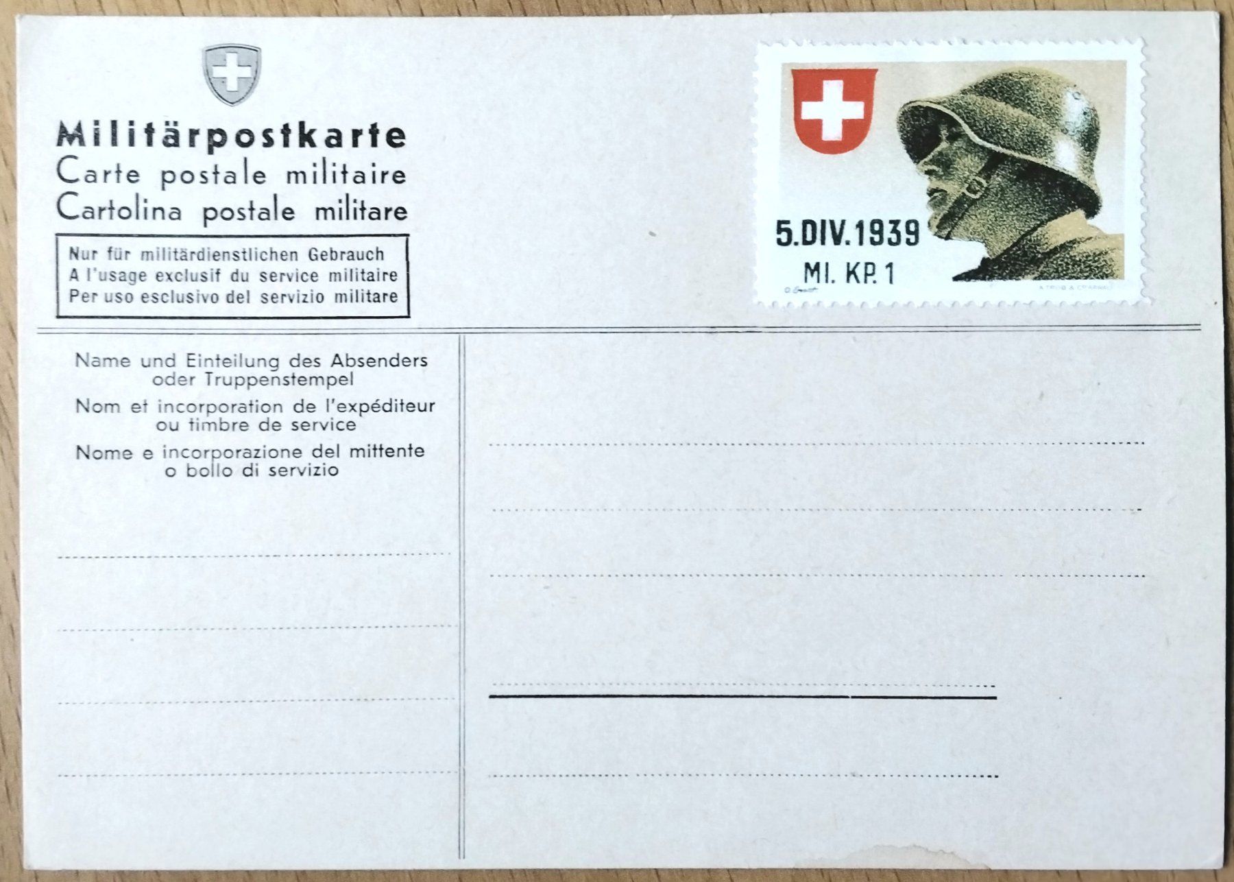 Tutti i francobolli: FP-Brief 2.WK, Mineur Kp 1, Wi Mi 2 – Usato da Niederuzwil venduto da LichtPhil