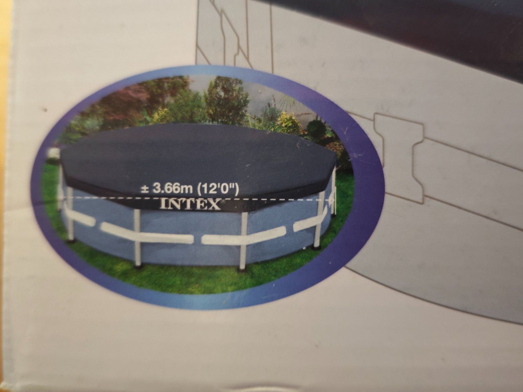 Intex Piscine: Intex Round Pool Abdeckung – Nuovo e nell'imballaggio originale da Buchs ZH venduto da Sutoris 1