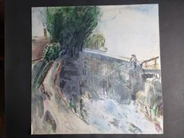 HANNES PORTMANN LITHOGRAPHIE SIGNIERT KÜNSTLERPROBE