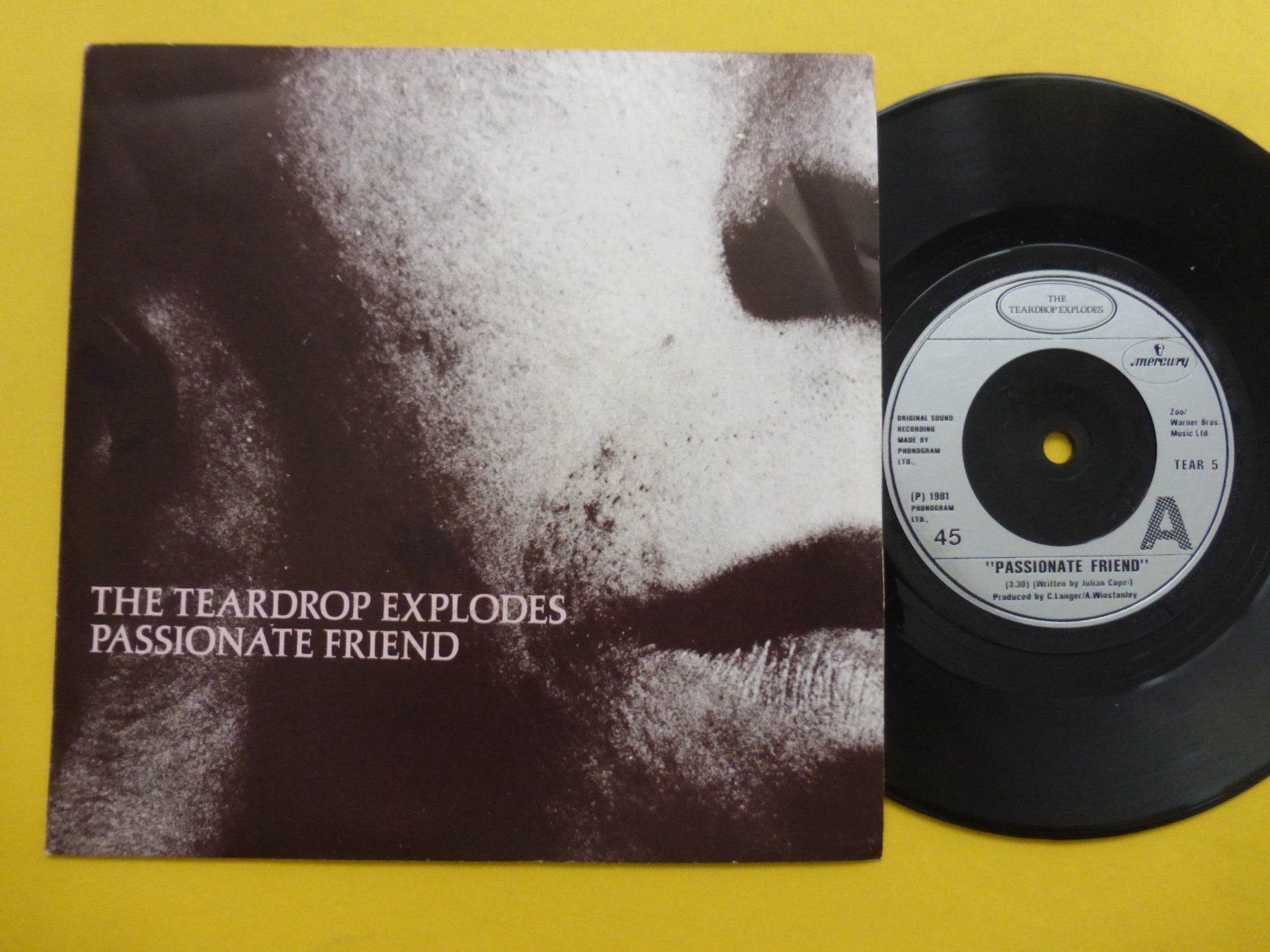 Schallplatten: The Teardrop Explodes – Passionate Friend – Gebraucht aus Zürich von Swiss57