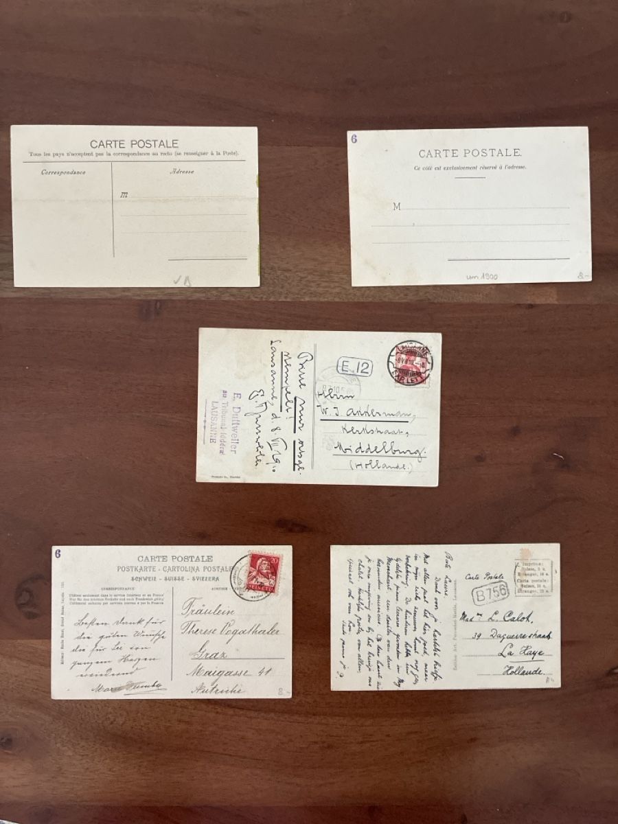 Cartoline postali: 10 Ansichtskarten Schweiz la Dent du Midi VD – Usato da Oftringen venduto da Cla.vD.74 3