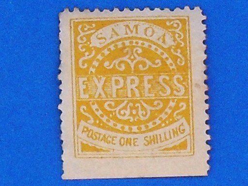 Tutti i francobolli: 1877 SAMOA - EXPRESS - ONE SHILLING !!! – Usato da zuerich venduto da Ocean99
