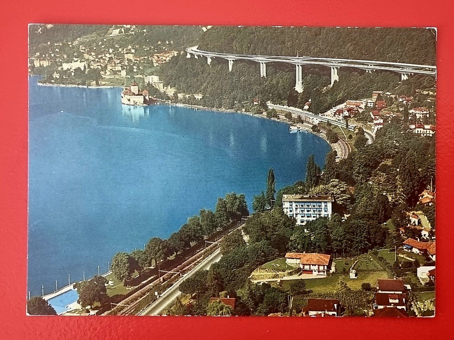 Cartoline postali: Chillon - Panorama Aufnahme – Usato da Rothrist venduto da RROENK