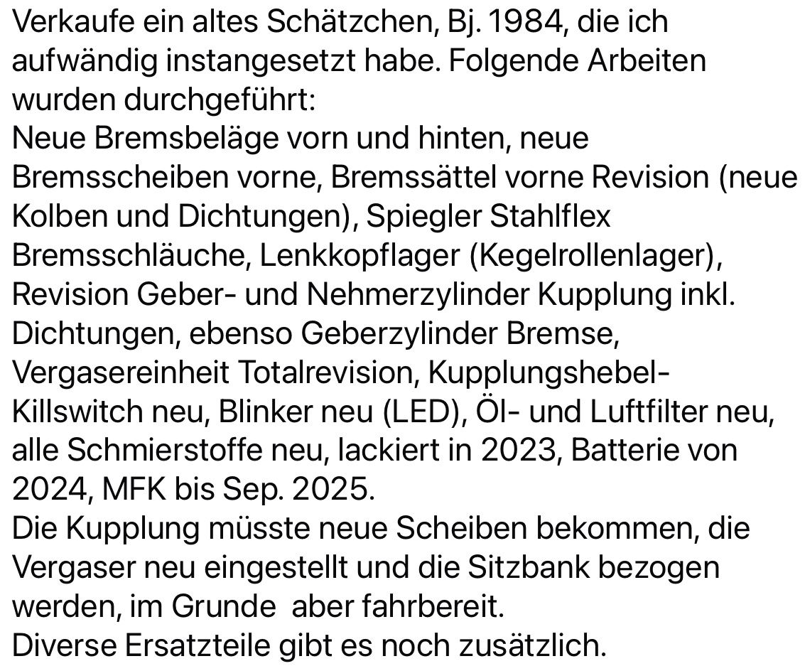 Honda Touring: Oldtimer Honda CBX 650 E, Bj. 1984 – Usato da Ernetschwil venduto da tkl_lf7m 7