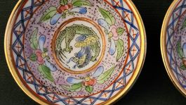 2 Schälchen Drachen-Dekor