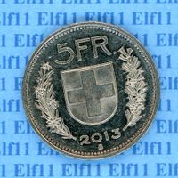 CHF___5.00 2013 vz+ 5 Franken