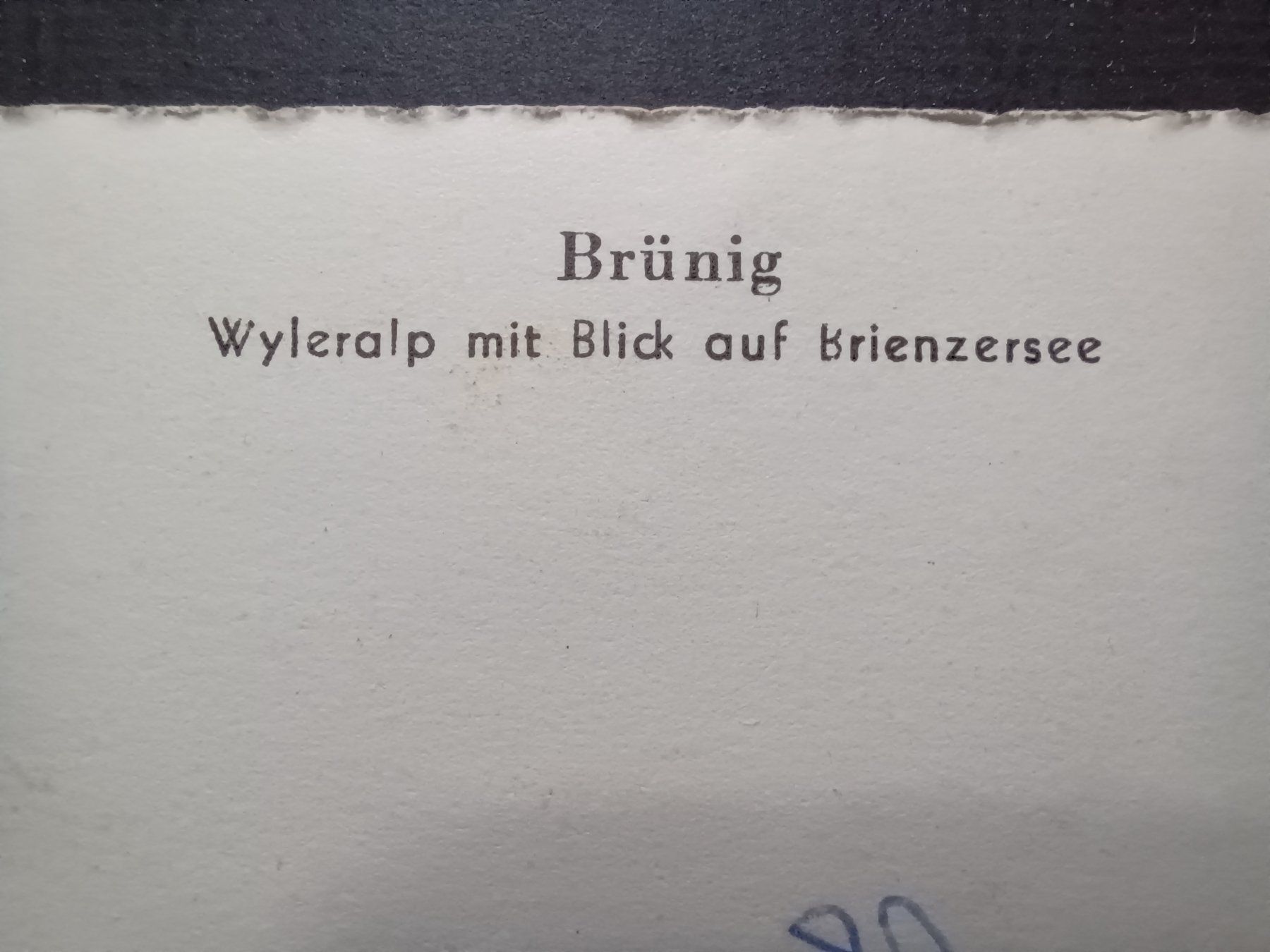Ansichtskarten: BE, No. 2399, Wyleralp, 3.IX.51 – Gebraucht aus Aarau Rohr von mgvw 2