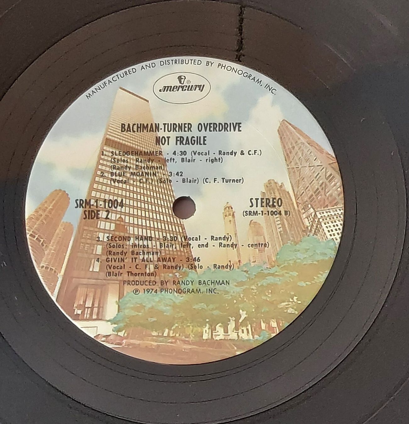 Dischi in vinile: LP - BACHMAN TURNER OVERDRIVE - NOT FRAGILE – Usato da Steckborn venduto da Quo7 3