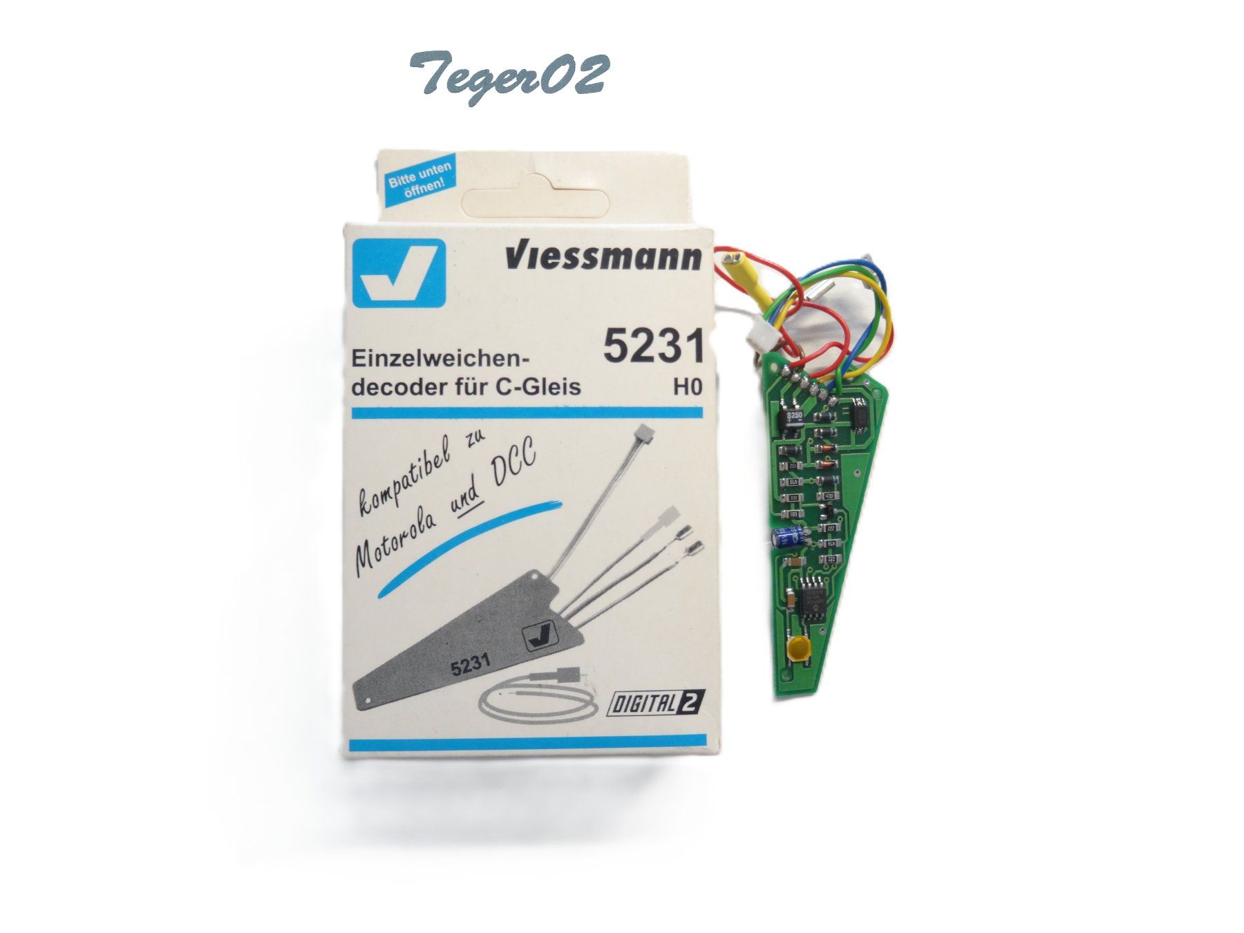 Viessmann Modelleisenbahnen: Viessmann H0 5231 -OVP C-Weichendecoder – Neu und originalverpackt aus Hochdorf von Teg_rxn9