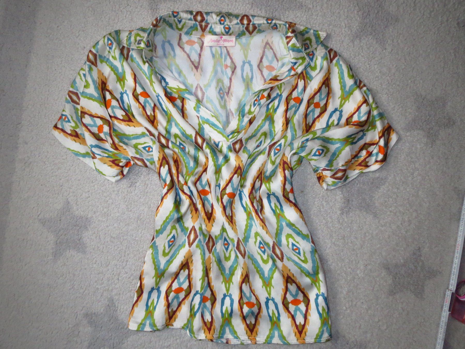 Camicette: MONDAY AFTERNOON FIRENZE Dmaen Bluse mit SEIDE – Usato da Kiental venduto da Anna8702 1