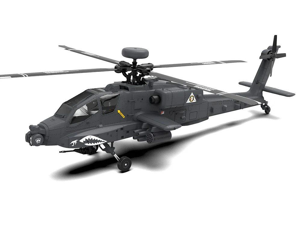 Modellismo RC: Scale Helicopter Apache AH-64D - 6-Achs Gyro - GPS RTF-Set – Nuovo e nell'imballaggio originale da Entlebuch venduto da Hebu