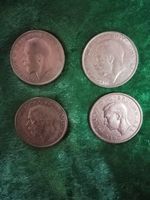 United Kingdom/Great Brit. 4 x 1/2 Crown1925,1926,1928, 1949